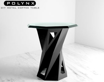 DIY Metall Origami Tischuntergestell: Laser Cut Vorlage (DXF-Datei)