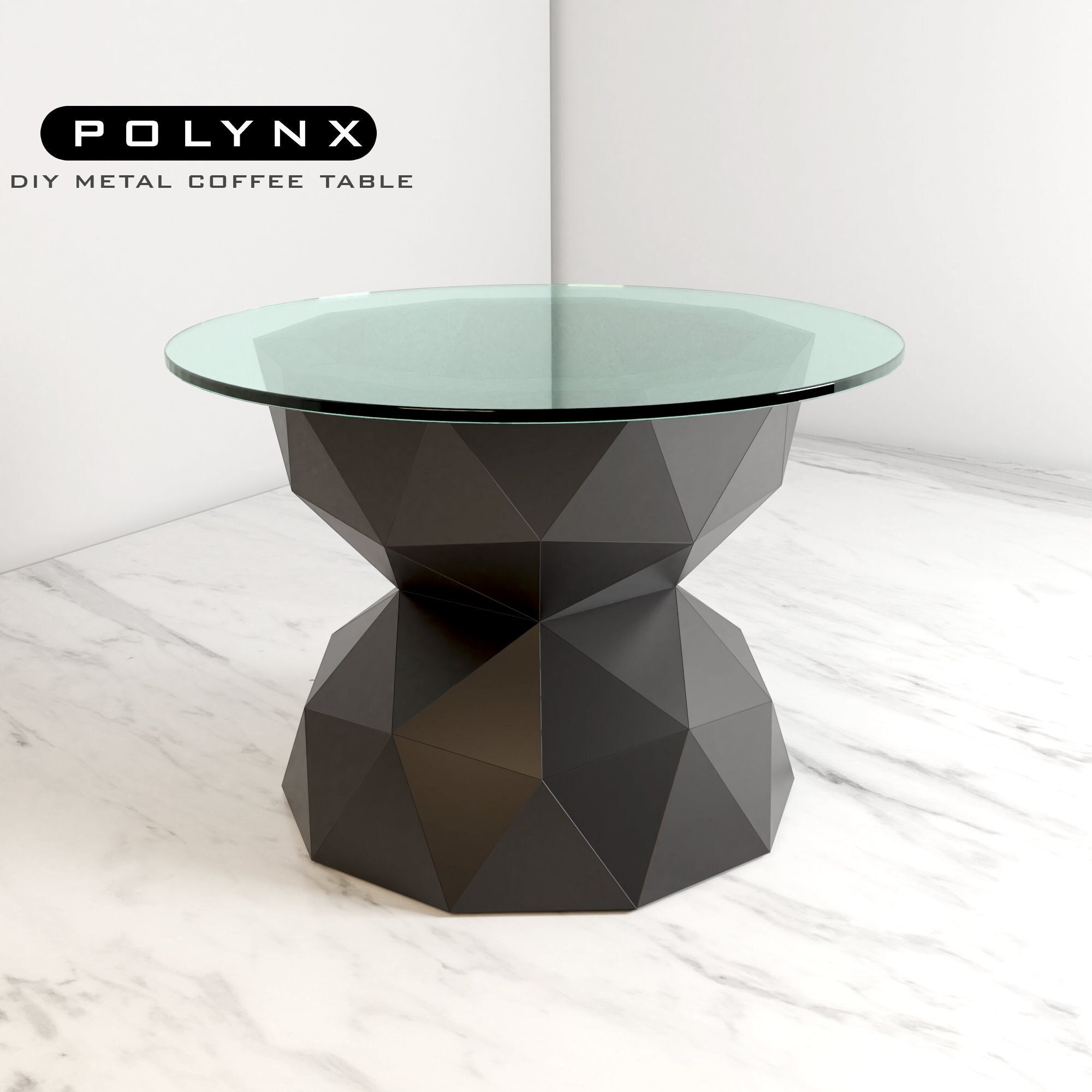 DIY Metal Coffee Table Laser Cutting DXF File With Instructions