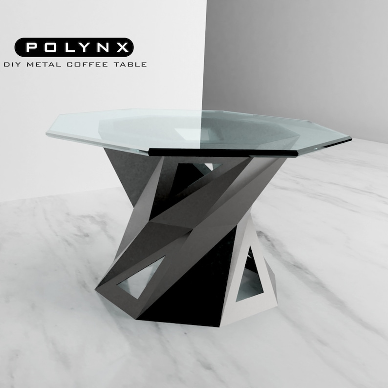 DIY Metal Coffee Table Template laser Cutting DXF File Diy Etsy