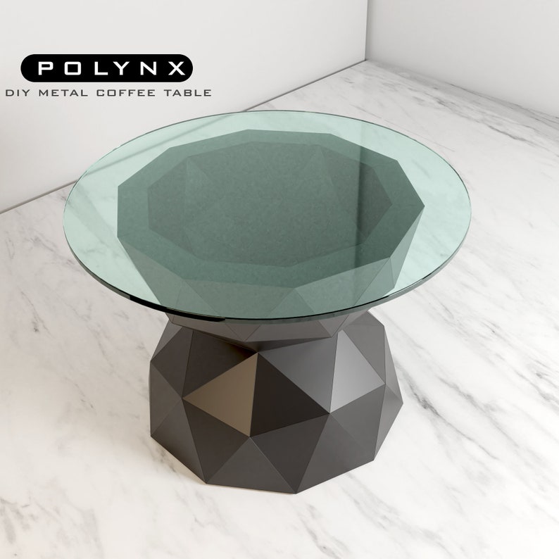 DIY Metal Coffee Table Laser Cutting DXF File With Instructions