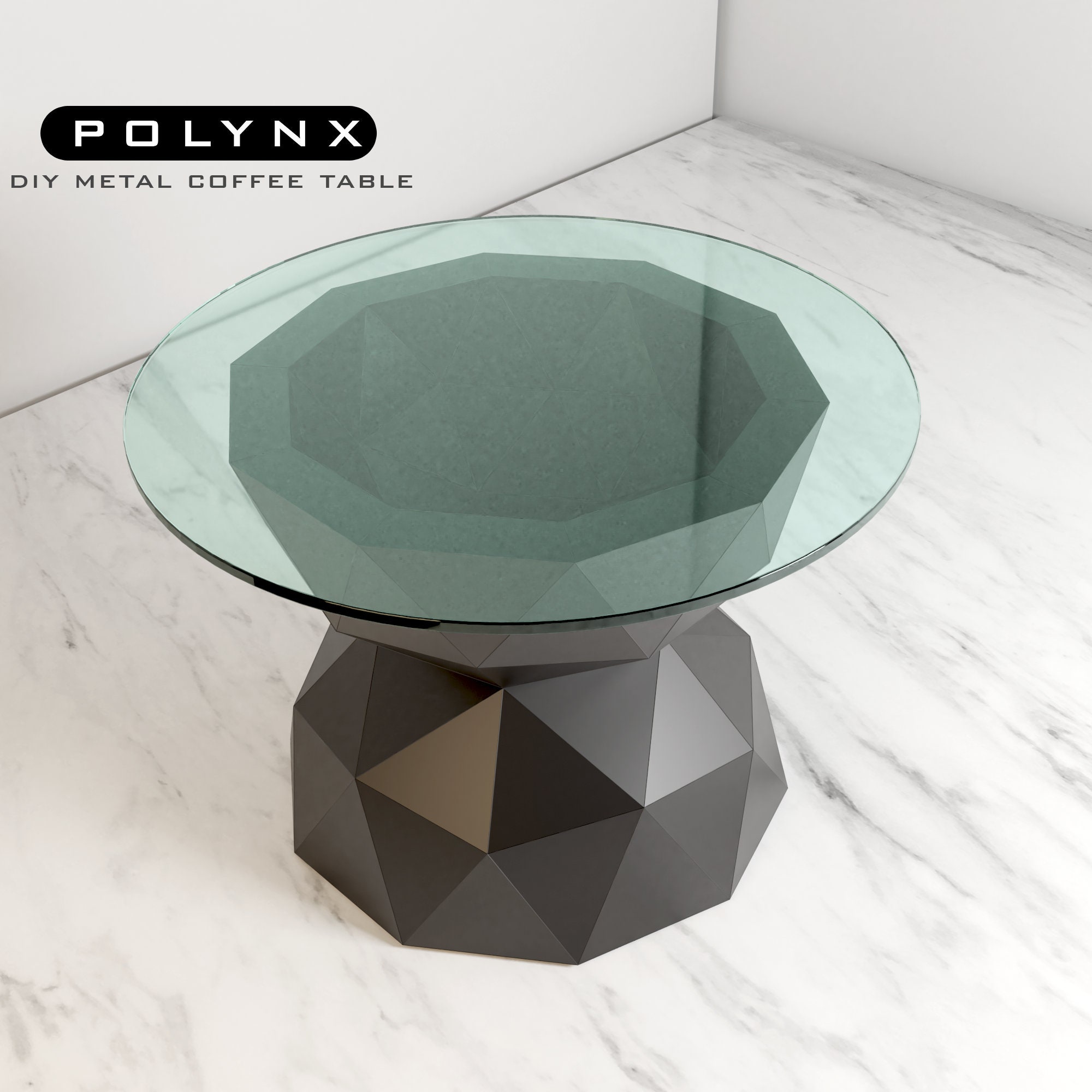 DIY Metal Coffee Table Laser Cutting DXF File With Instructions