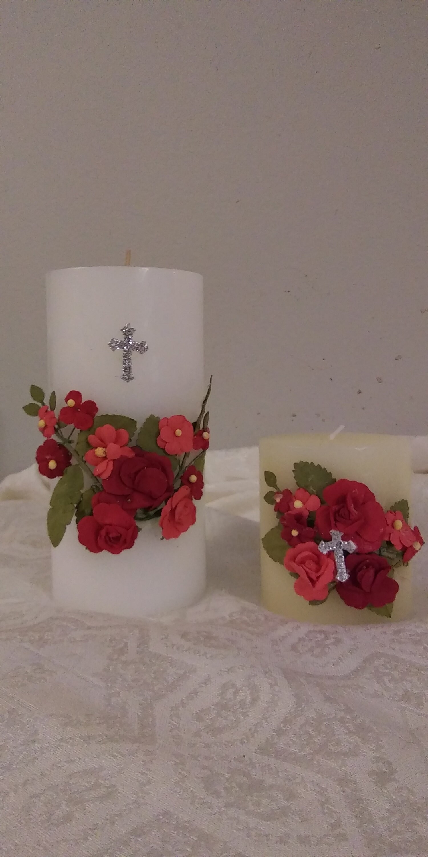 Religious candle Etsy