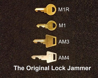 The Original Lock Jammer. Set of 5. Padlock Jammers, Secure Locks to Prevent Entry.   Killer Key