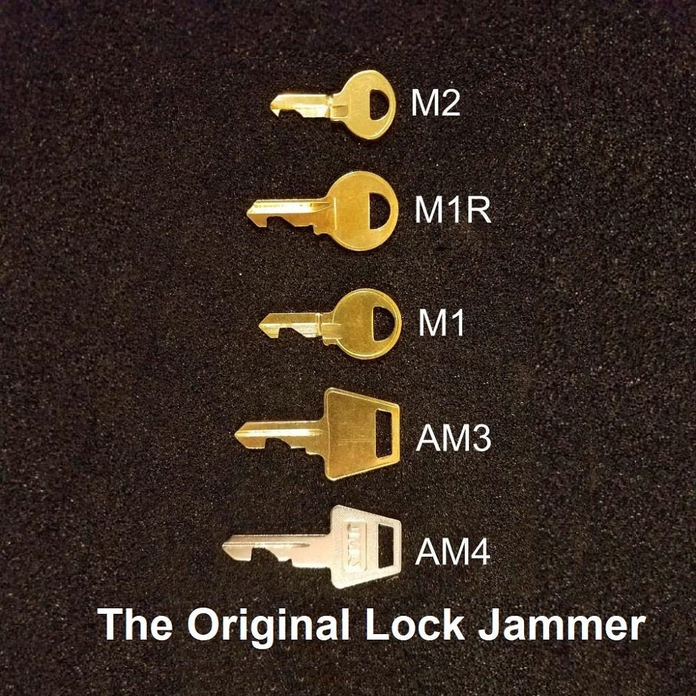 The Original Lock Jammer. Set of 5. Padlock Jammers, Secure Locks to ...