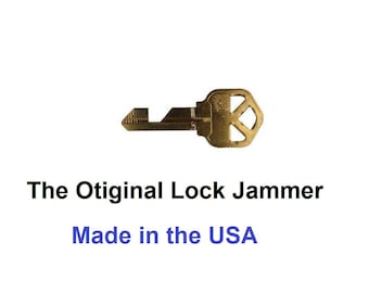 The Original Lock Jammer. Fits most Kwikset Locks and any Lock that uses the KW1 Keyblank.   Secure Locks.   Killer Key to Prevent Entry