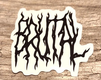 BRUTAL Metalocalypse Sticker