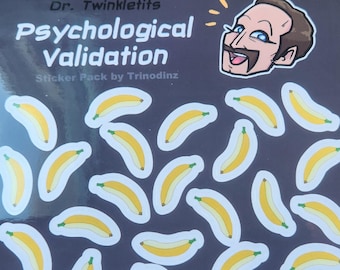 Dr. Twinkletits: Banana Sticker Sheet