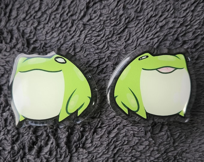 Cute Little Frog Pin Badge