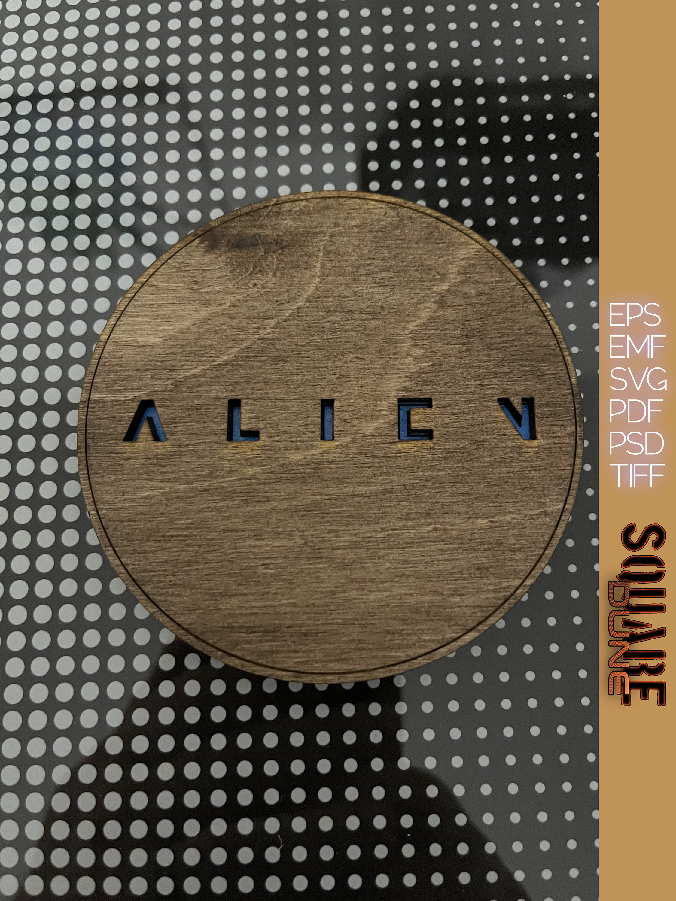 Alien Layered Coasters Digital File - Etsy