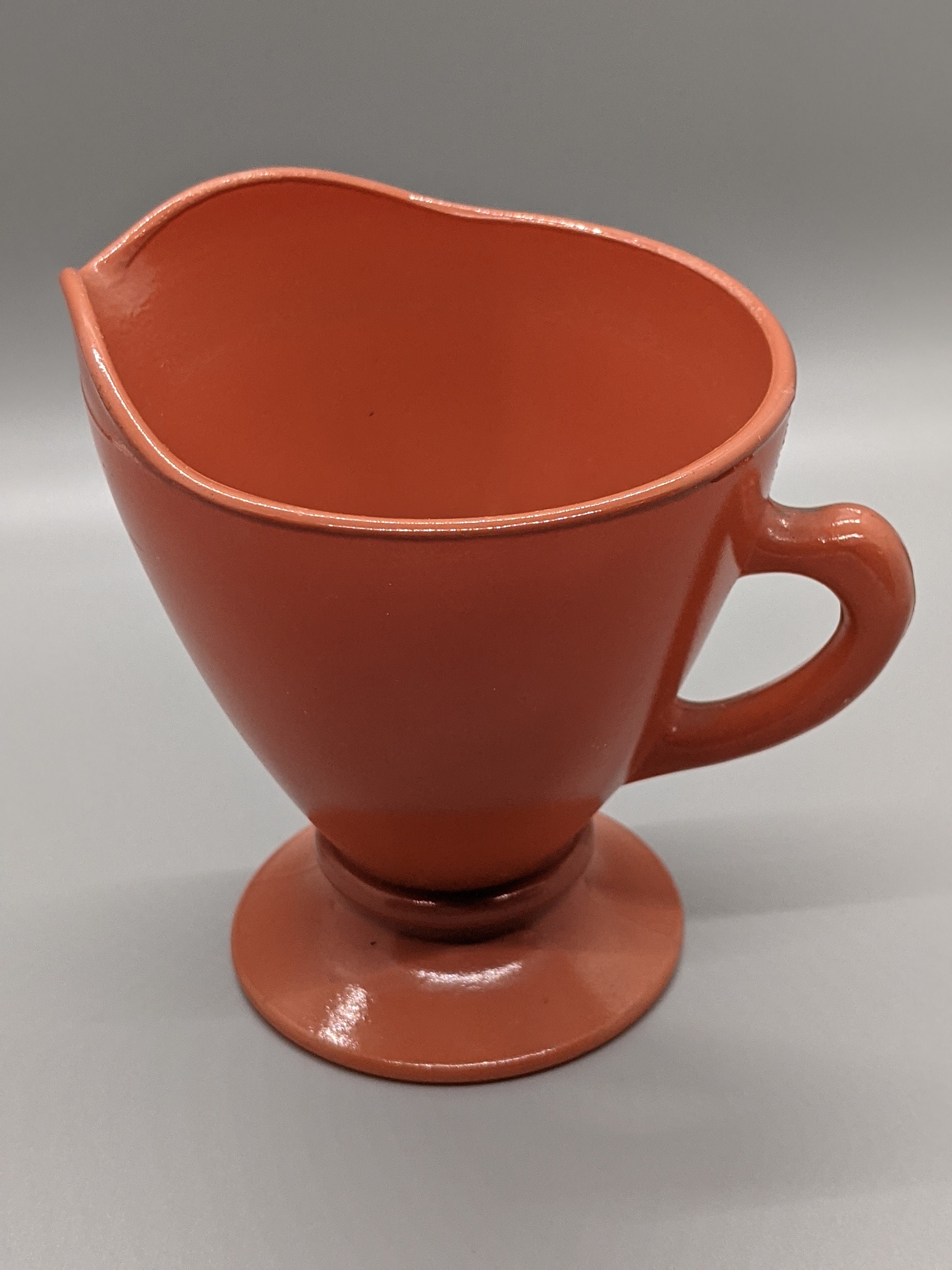 FIREKING CREAMER Orange Milk Glass Anchor Hocking Vintage Etsy UK