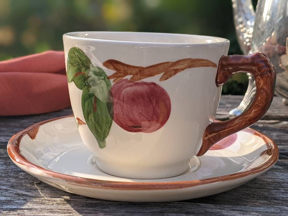 1set/2pcs 350ml Cute Cartoon Red Apple Shaped Mug With Saucer, Coffee Cup &  Milk Cup Gift Set
