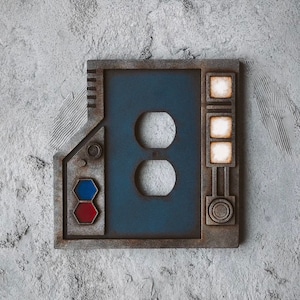 Star Wars Inspired Outlet/Switch Plates: Lasercut Single Gang