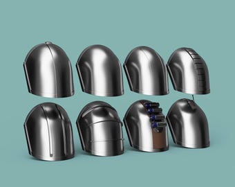 Wraith Pauldrons Wampa's Workshop Mandalorian Inspired