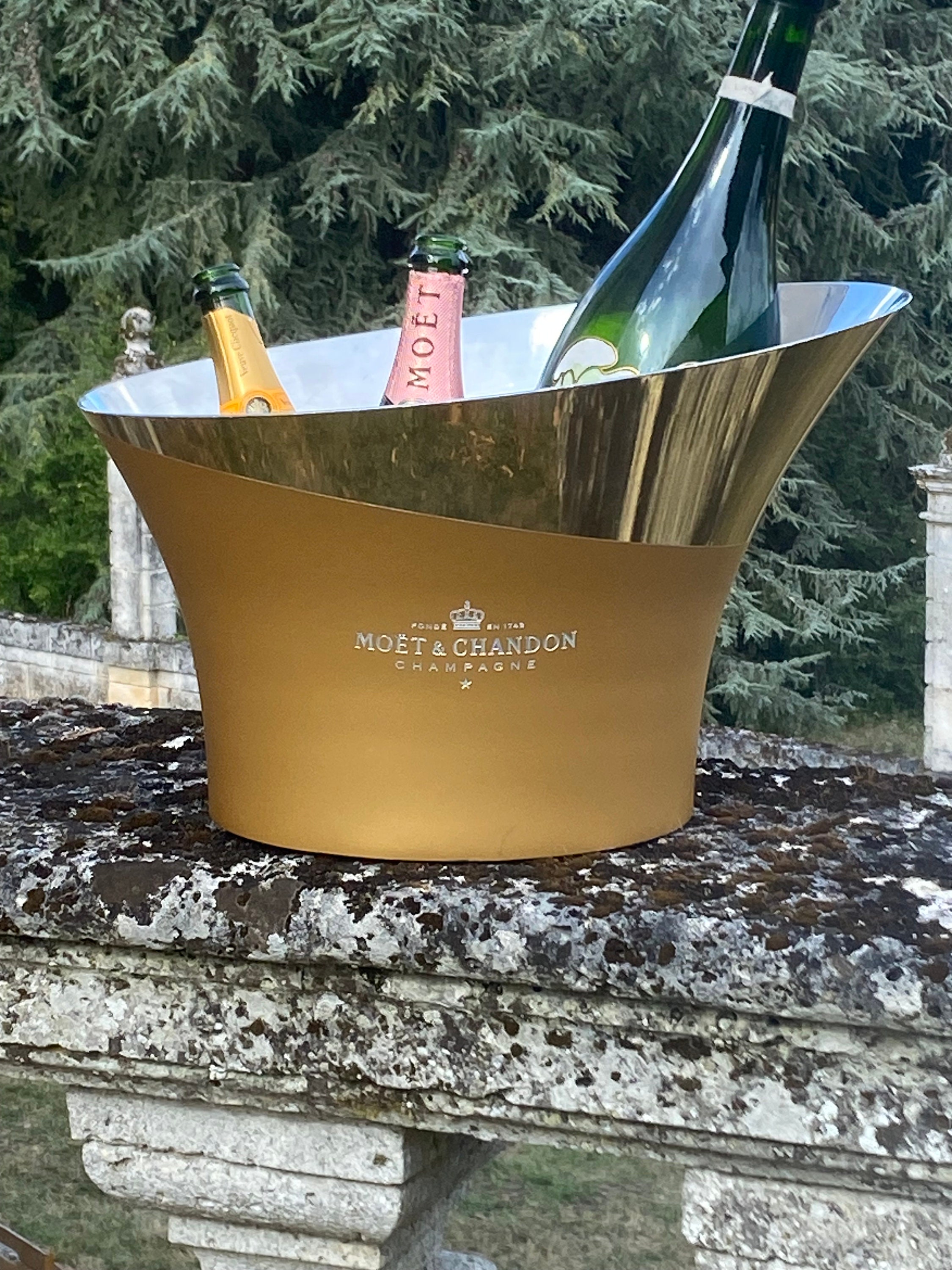 Moet Chandon Extra Large Ice Bucket Crafted in Highly