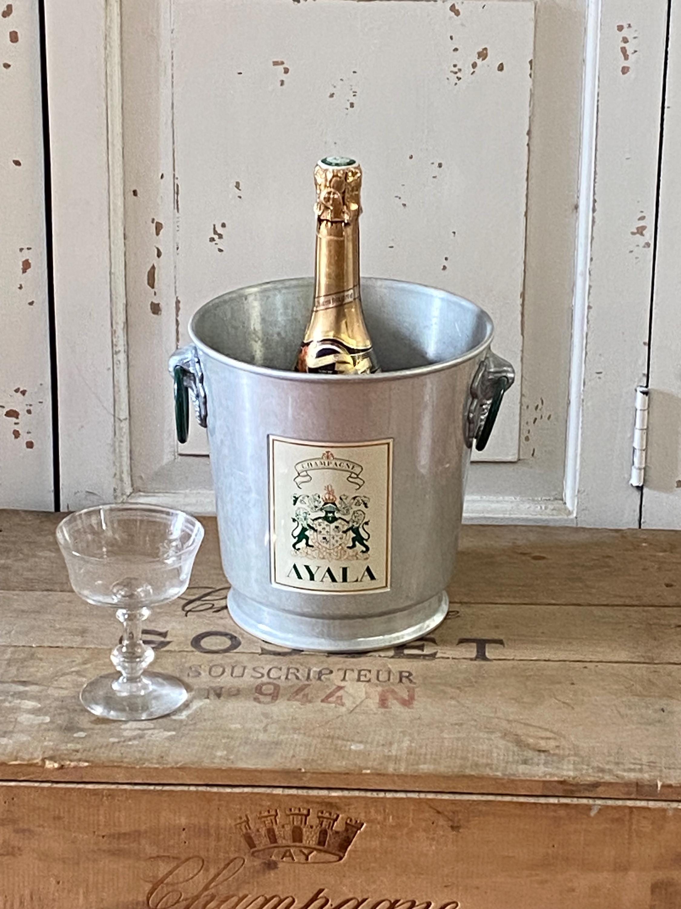 AYALA / DIEM - Rafraîchisseur à champagne - Laiton argenté