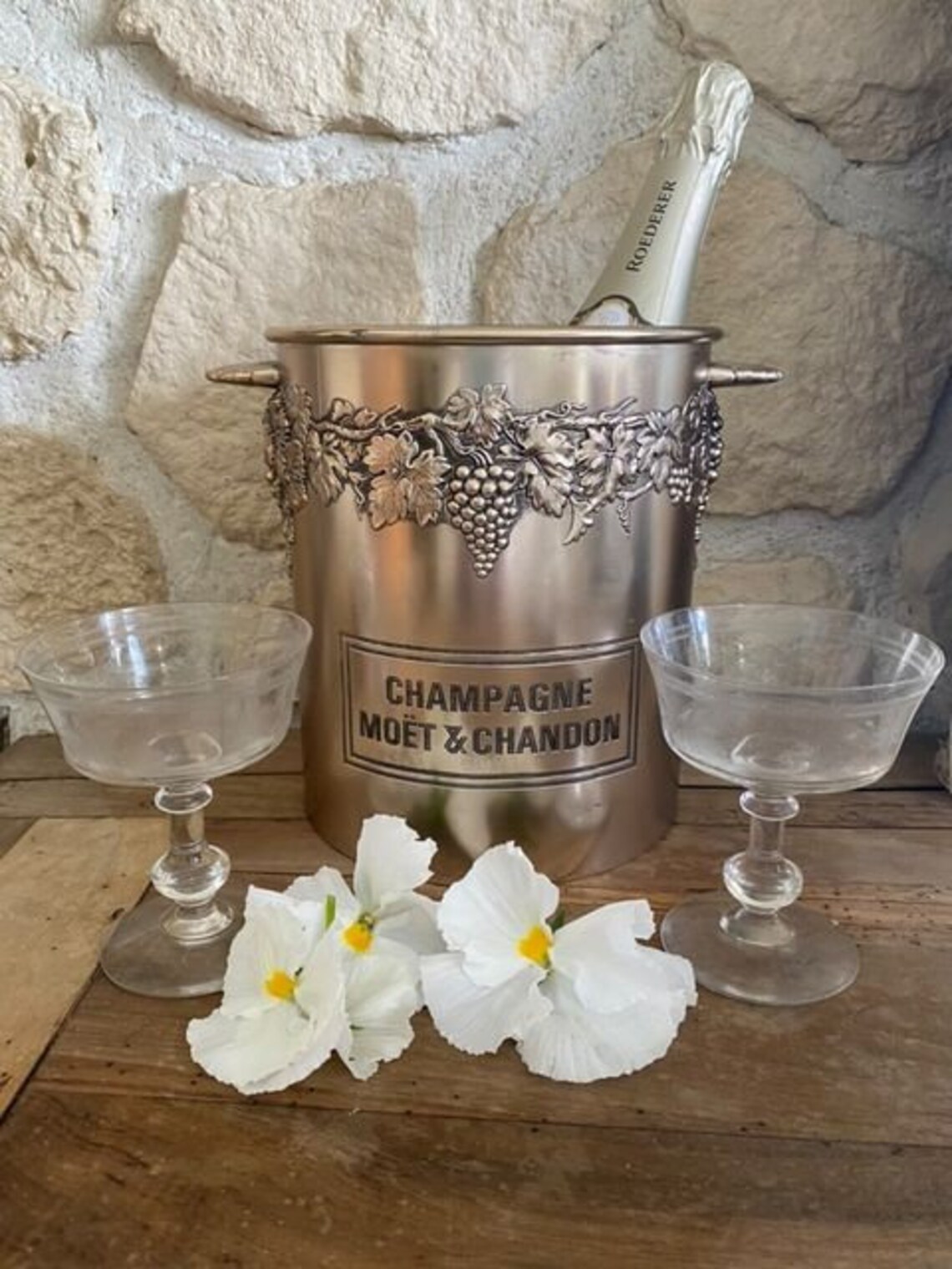 MOET & CHANDON Vintage Champagne Bucket Etsy
