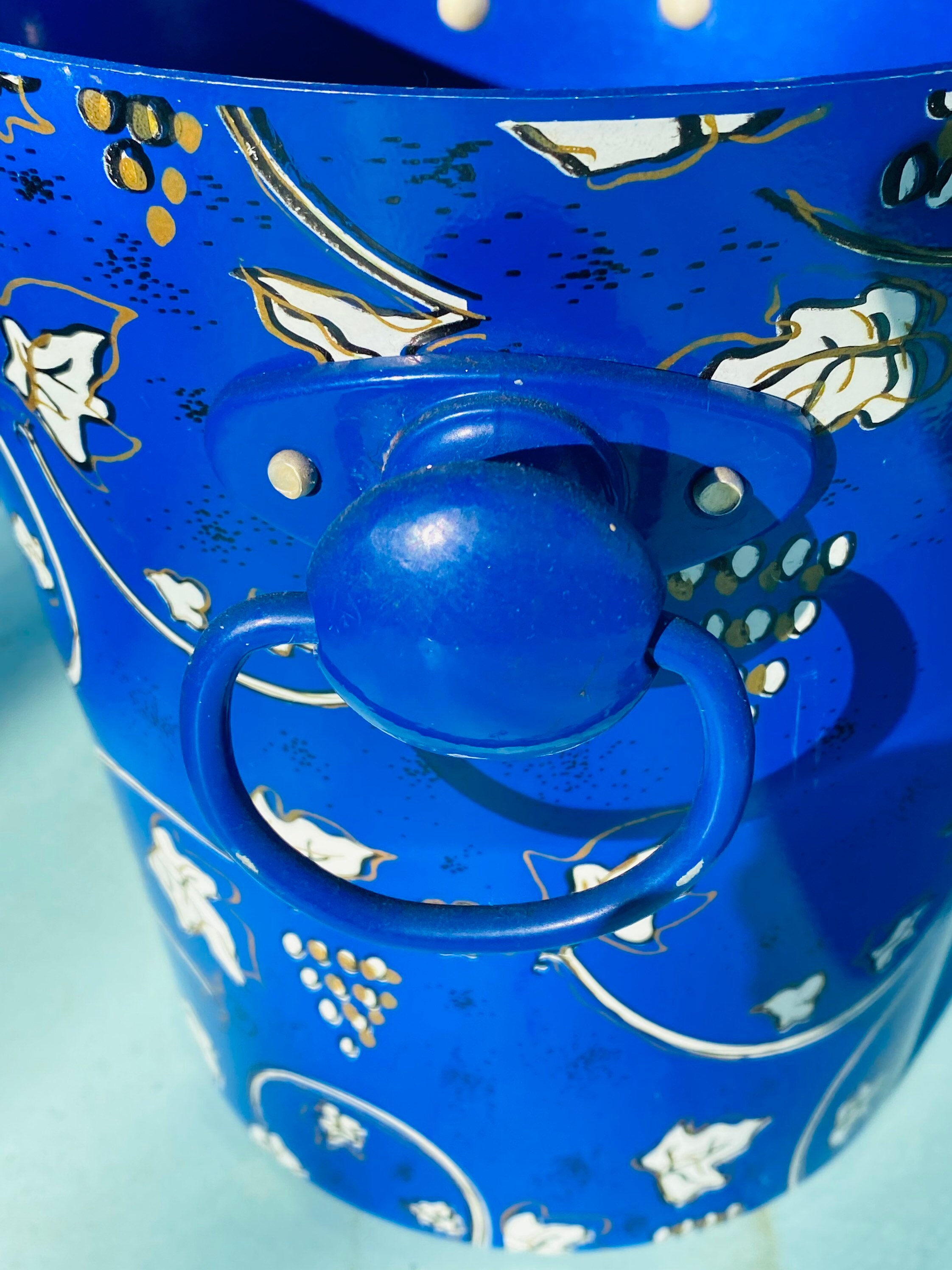 ヴィンテージ ポメリー シャンパンバケット：Argit製 ブルー フレンチ