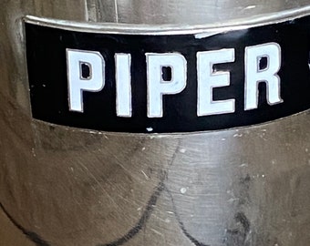Seau à Champagne Vintage Piper-Heidsieck Années 90 - Métal Rouge Publicitaire