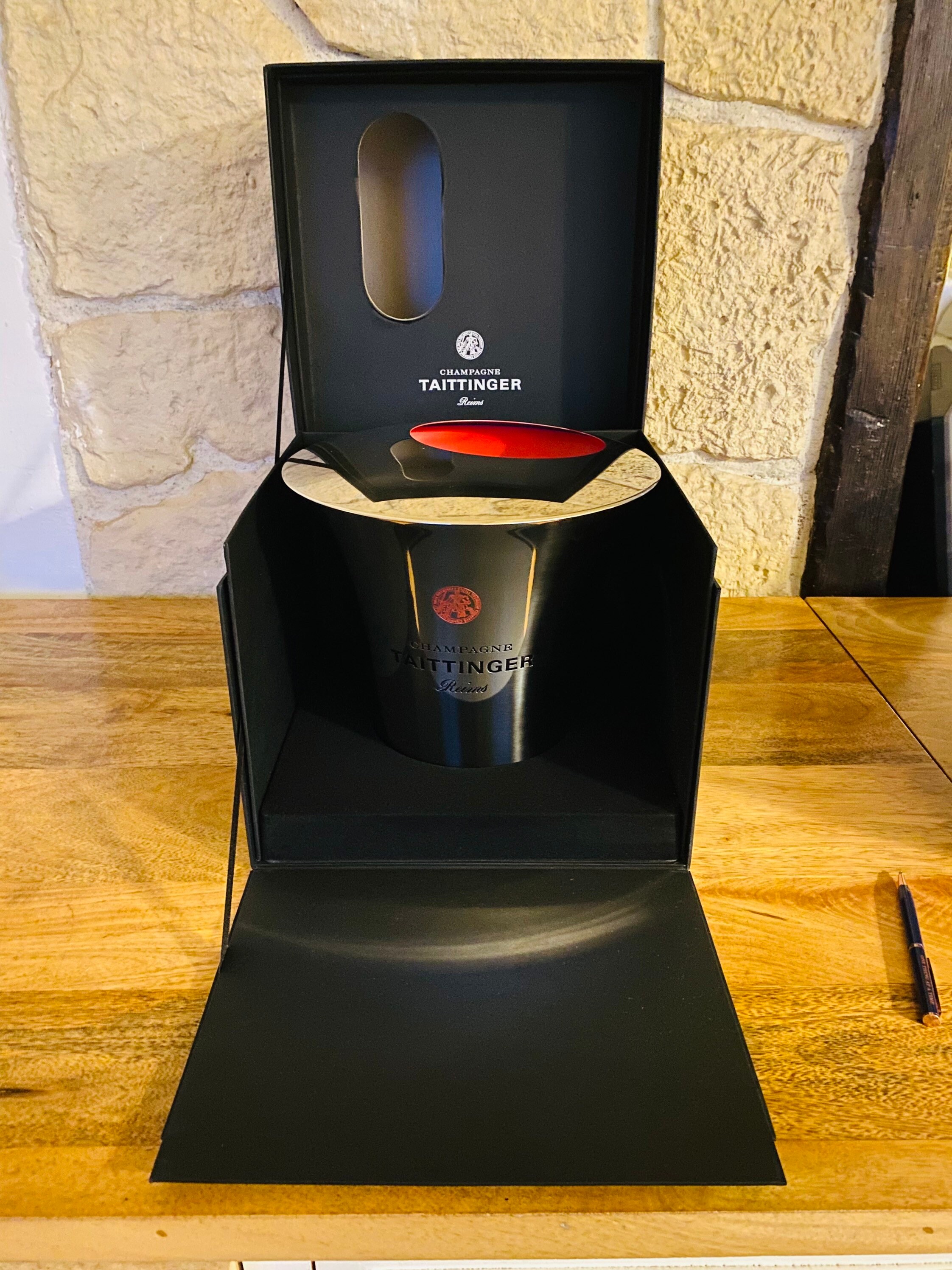 SEAU À CHAMPAGNE TAITTINGER ice bucket UNUSED wine