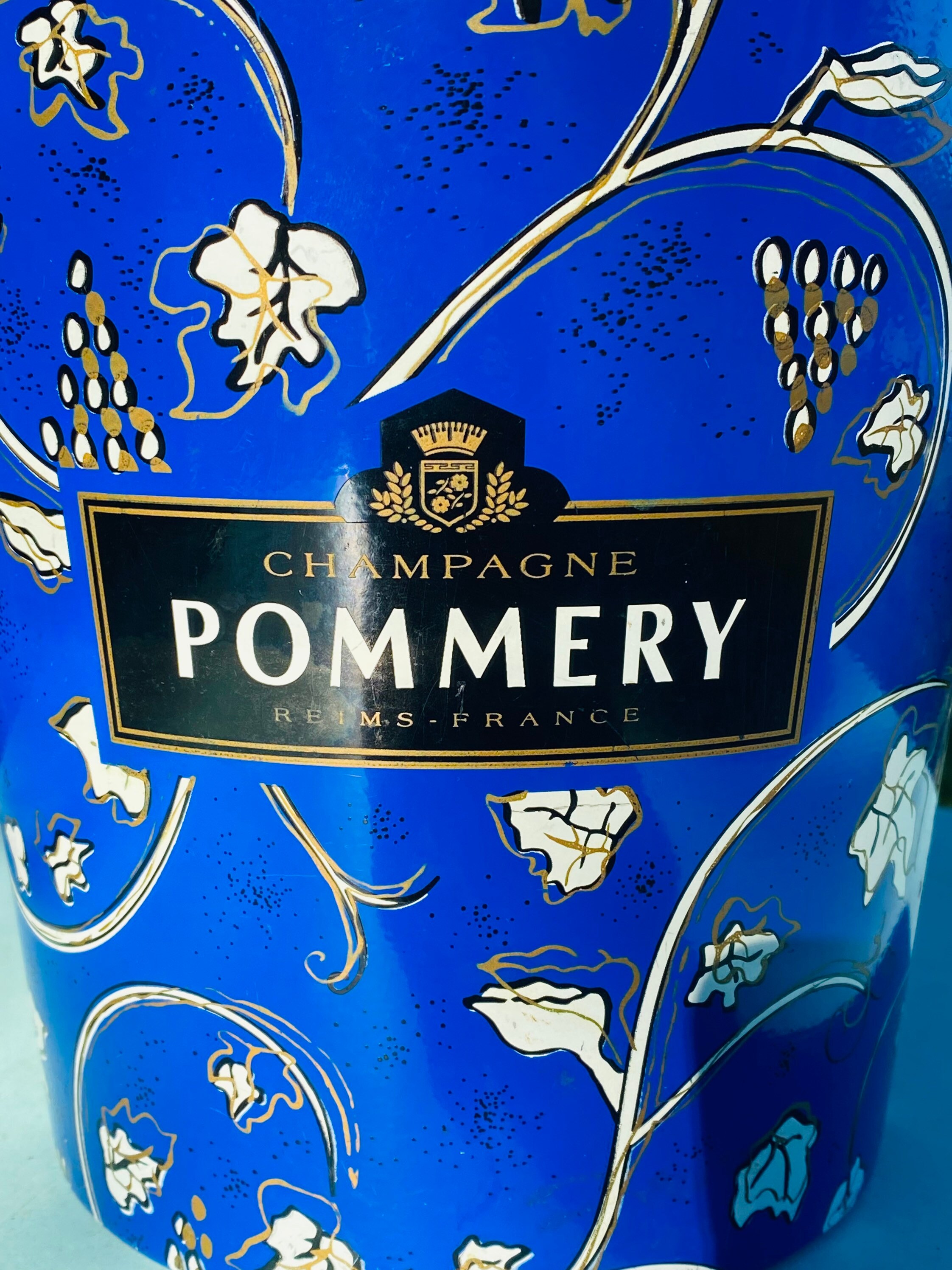 シャンパーニュ・ポメリー・クーラー ヴィンテージ ポメリー シャンパンバケット：Argit製 ブルー フレンチ