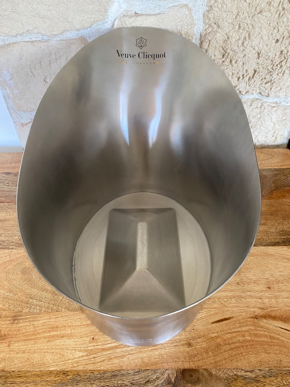 Seau à Champagne Veuve Clicquot Vintage - Rafraîchissoir ICE Bucket En Acrylique Orange (occasion)