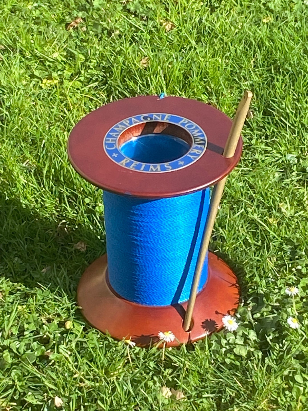 Unique Vintage Gift Pommery Champagne Bucket: Spool of Thread Design ...