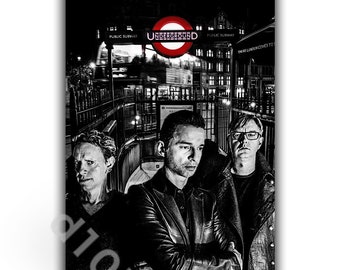 DM London Tube Art Depeche Mode