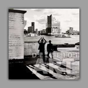 Memento Mori City Edition Hamburg Depeche Mode Black/White Artprint Leinwand Bild Bild 1