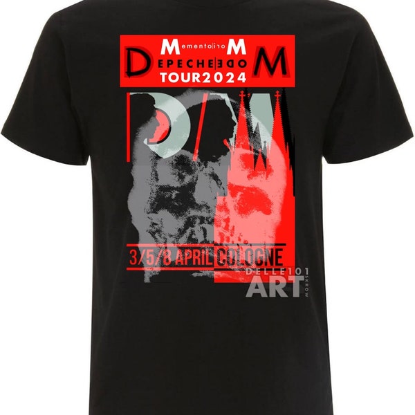 Depeche Mode Europe Memento Mori Final Shirt Cologne Black