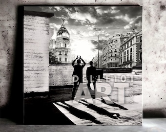 Memento Mori City Edition Madrid   Depeche Mode Black/White  Artprint | Leinwand | Bild