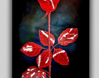 Violator Rose Oilpainting Canvas Replica - Etsy