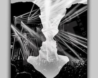 DG|MG Memento Mori Art Depeche Mode Kunstdruck Leinwand Bild