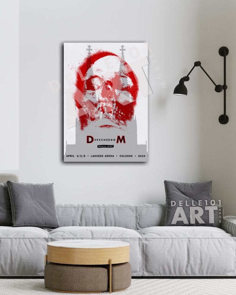 Cologne Memento Mori Tour Art Depeche Mode Art Print Image sur toile image 2