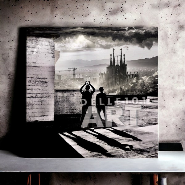 Memento Mori City Edition Barcelona   Depeche Mode Black/White  Artprint | Leinwand | Bild