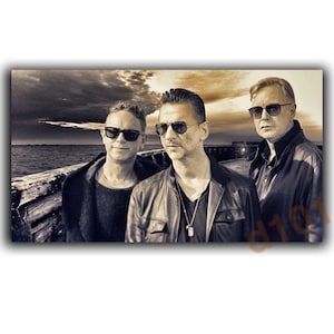 DM ifo Sea Depeche Mode Canvas Art Print Picture