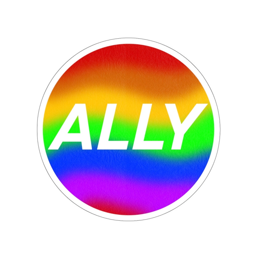 PRIDE Ally sticker Etsy