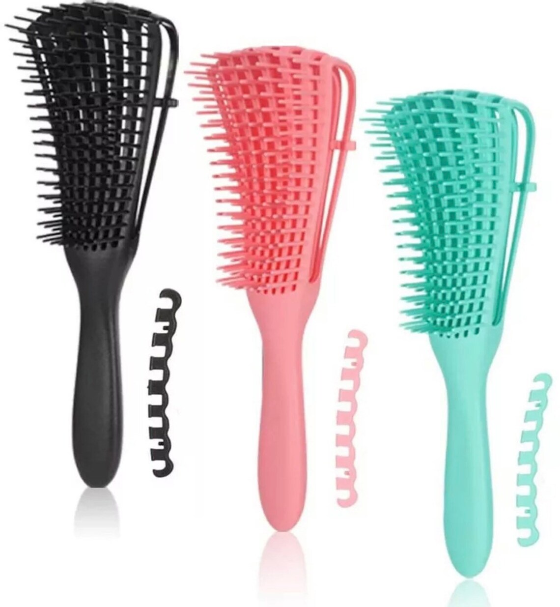 EZ Detangler Brush Massage Exfoliating Cuir Chevelu Épais Etsy