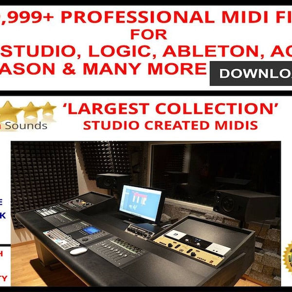 999.999+ Professionelle Midi Files FL Studio Grund Logic Loops Samples – DOWNLOAD