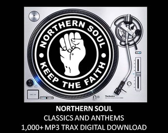 DJ Friendly Northern Soul UK Music Collection Digital Download 1,000+ MP3 Tracks