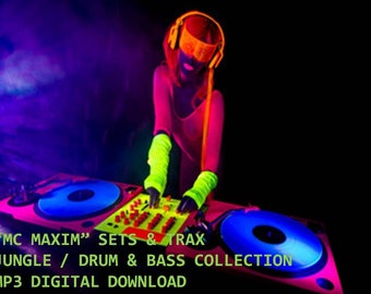 DJ Friendly Jungle / Drum n Bass Music Collection 6,000+ Unmixed Trax Set Digital Download MP3 Format