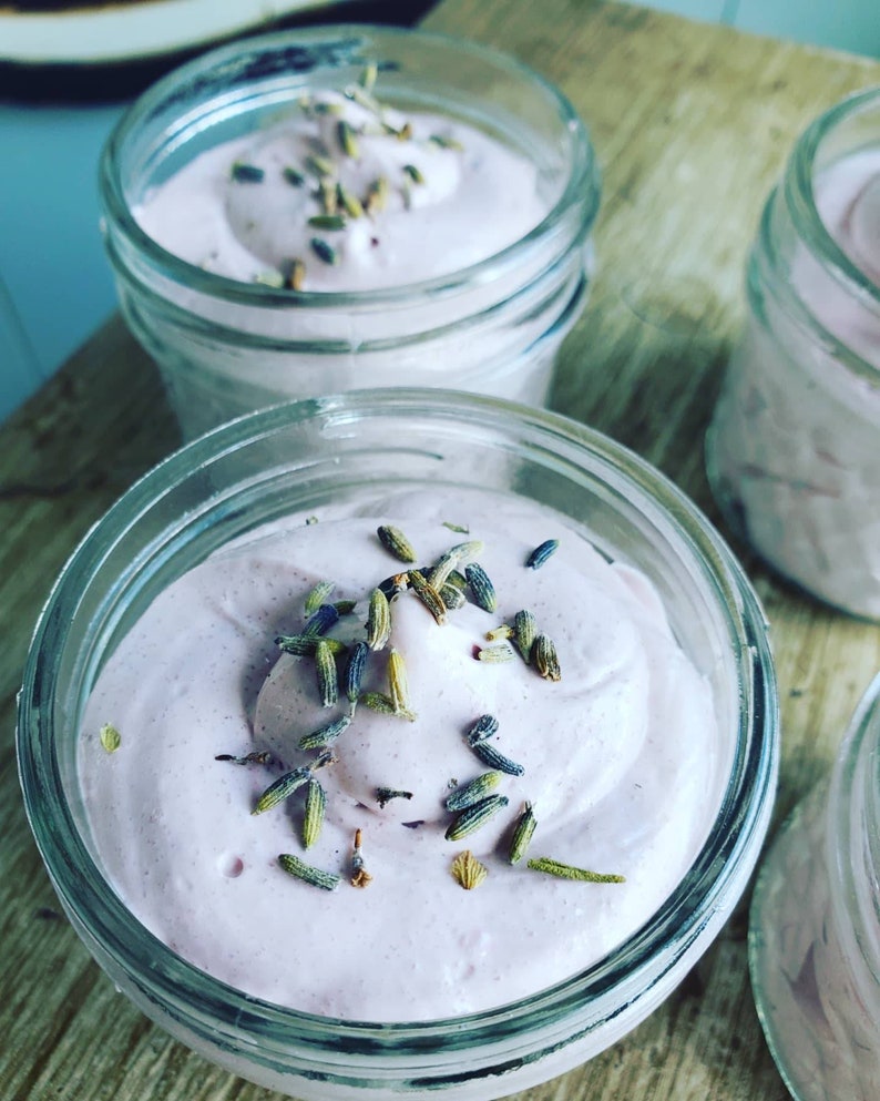 Lavender vanilla whipped sugar scrub image 2