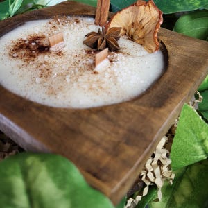 Hot Baked Apple Pie Woodwick Dough bowl candles image 6