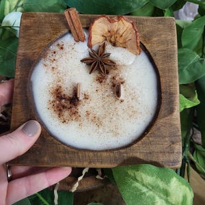 Hot Baked Apple Pie Woodwick Dough bowl candles image 3