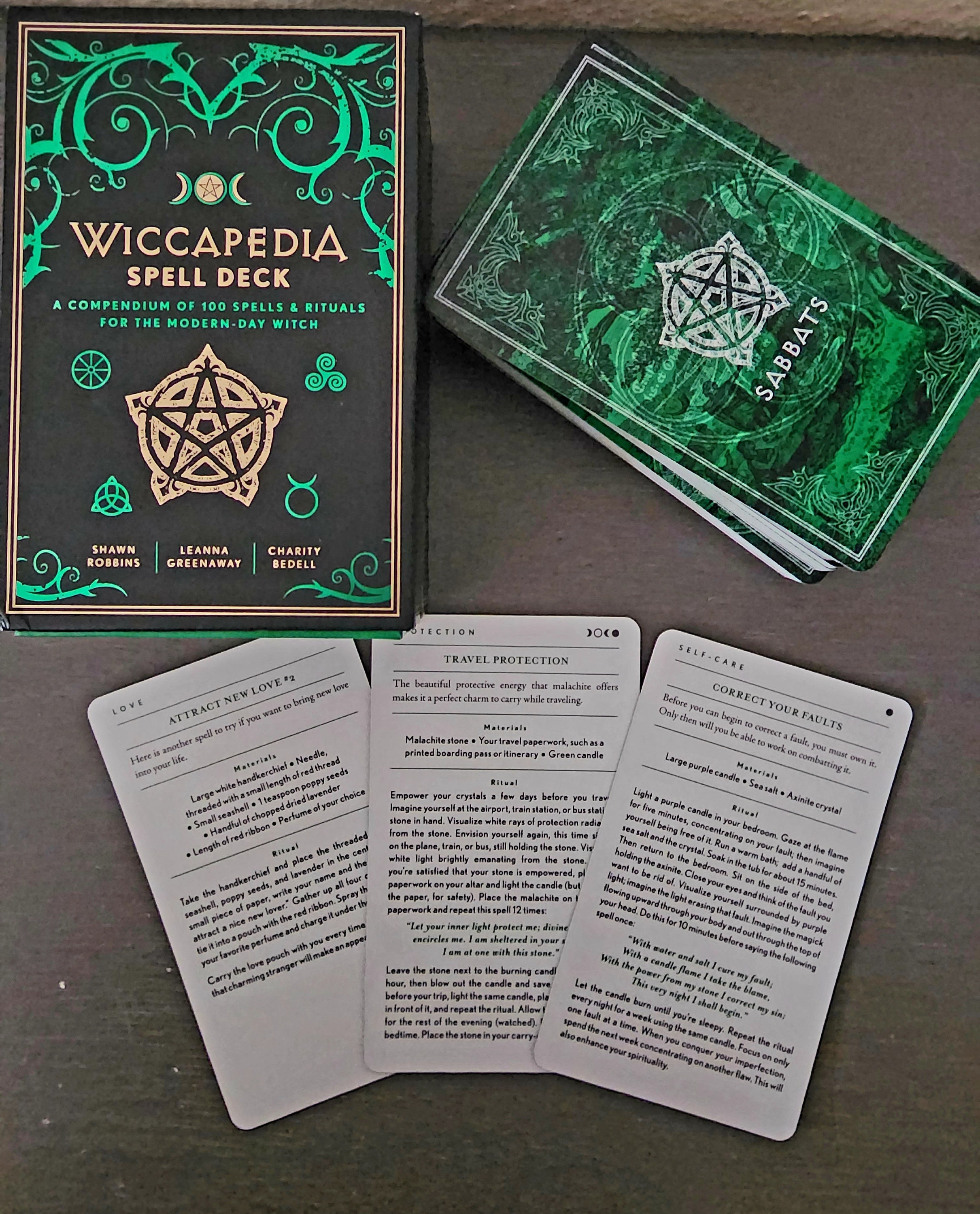 Wiccapedia Spell Deck - Etsy