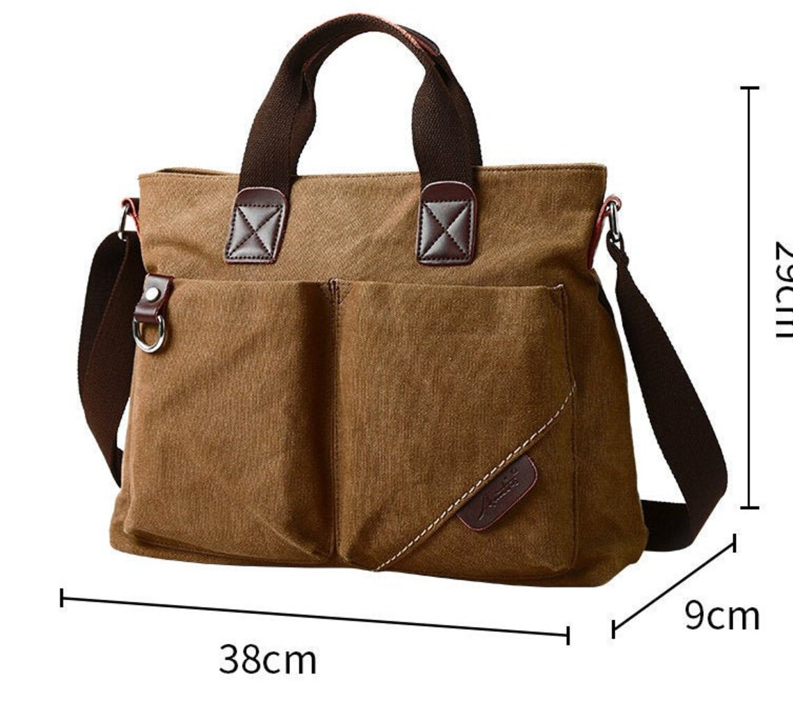 Handbag horizontal men's backpack diagonal men's bag Etsy