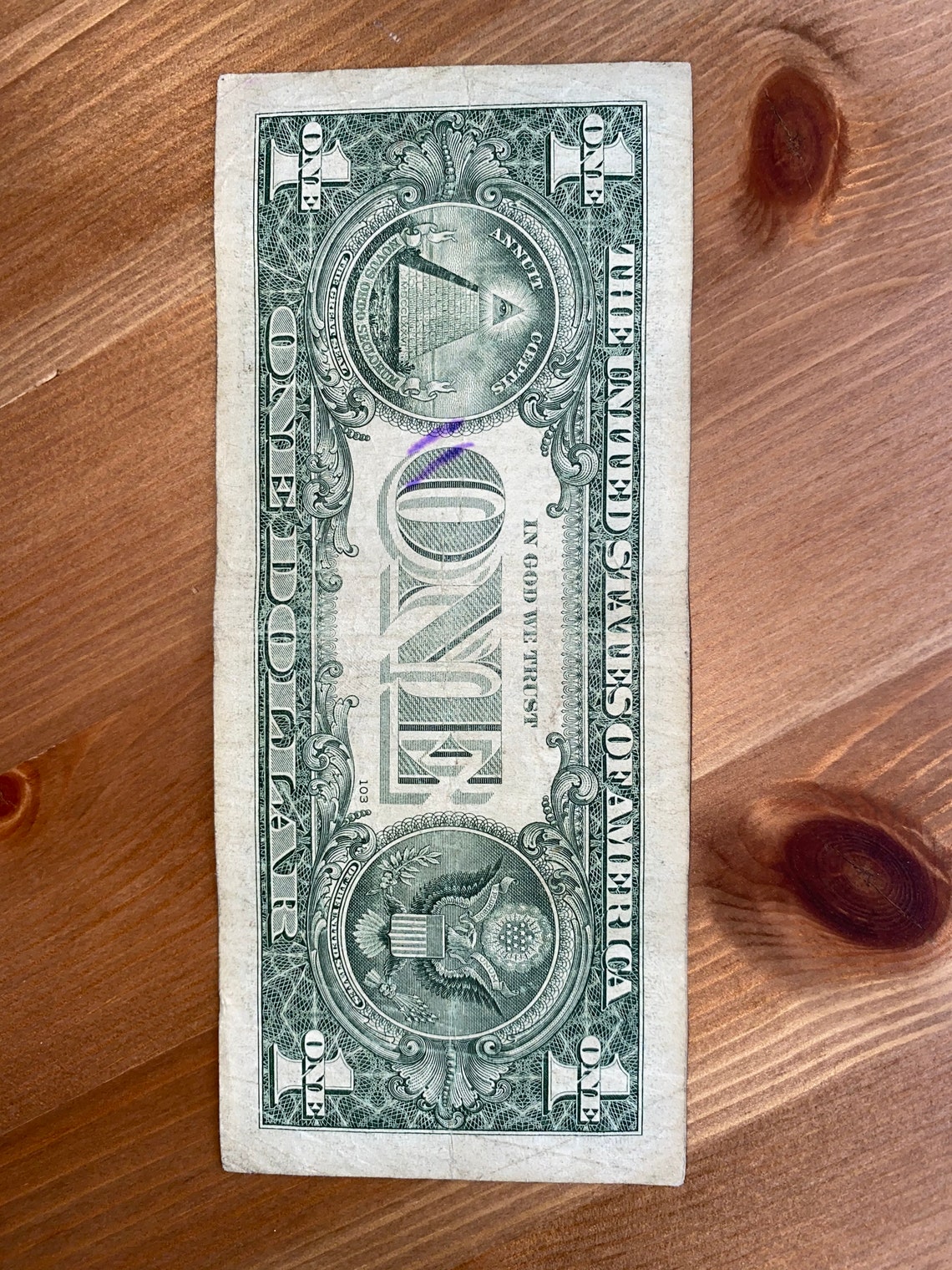 COLLECTIBLE RARE BINARY dollar bill 30030333 Etsy