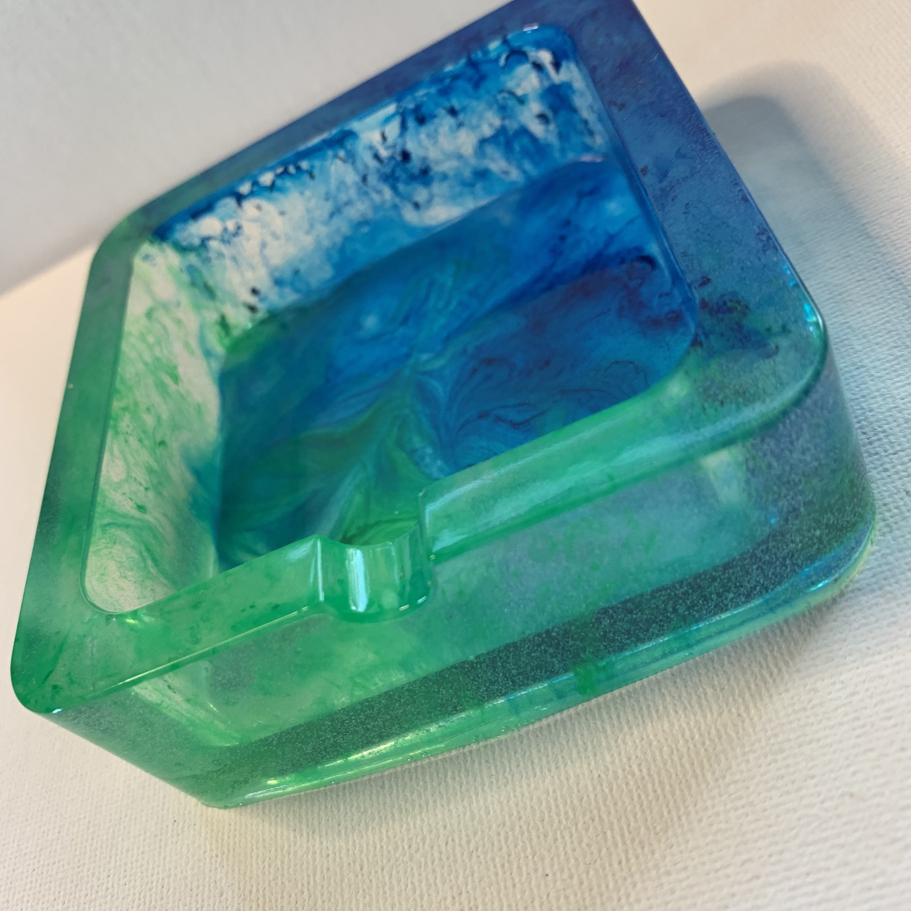 Epoxy resin ashtray Etsy