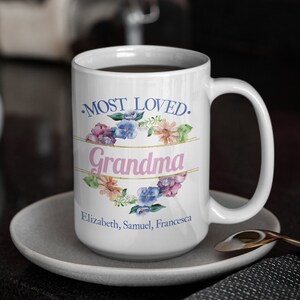 Oma mok, gepersonaliseerde oma koffiemok, aangepaste moeder mok, cadeau voor oma.