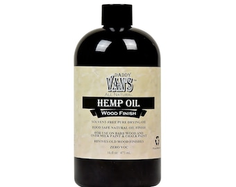 Daddy Van's® All Natural Hemp Oil Food Safe Wood Finish and Restorer (16 oz.)