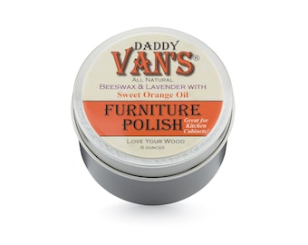 Daddy Van's® All Natural Lavender & Sweet Orange Oil Beeswax Furniture Polish